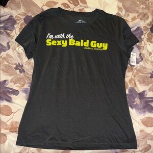 Universal Charcoal Graphic Logo Tee with Globe Print